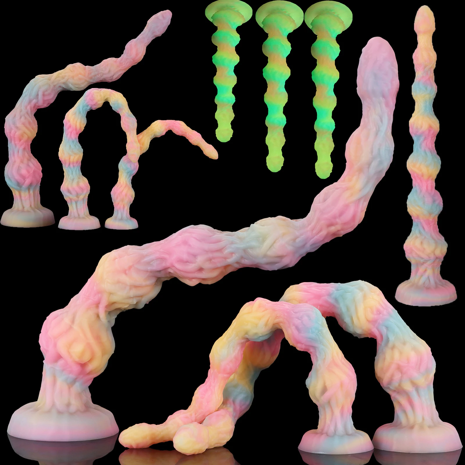 NEW Night Animal Dildo Anal Plug In Three Sizes Ass ButtPlug Anus Sex Toys Prostate G-spot Stimulation Massager Anal Penetration