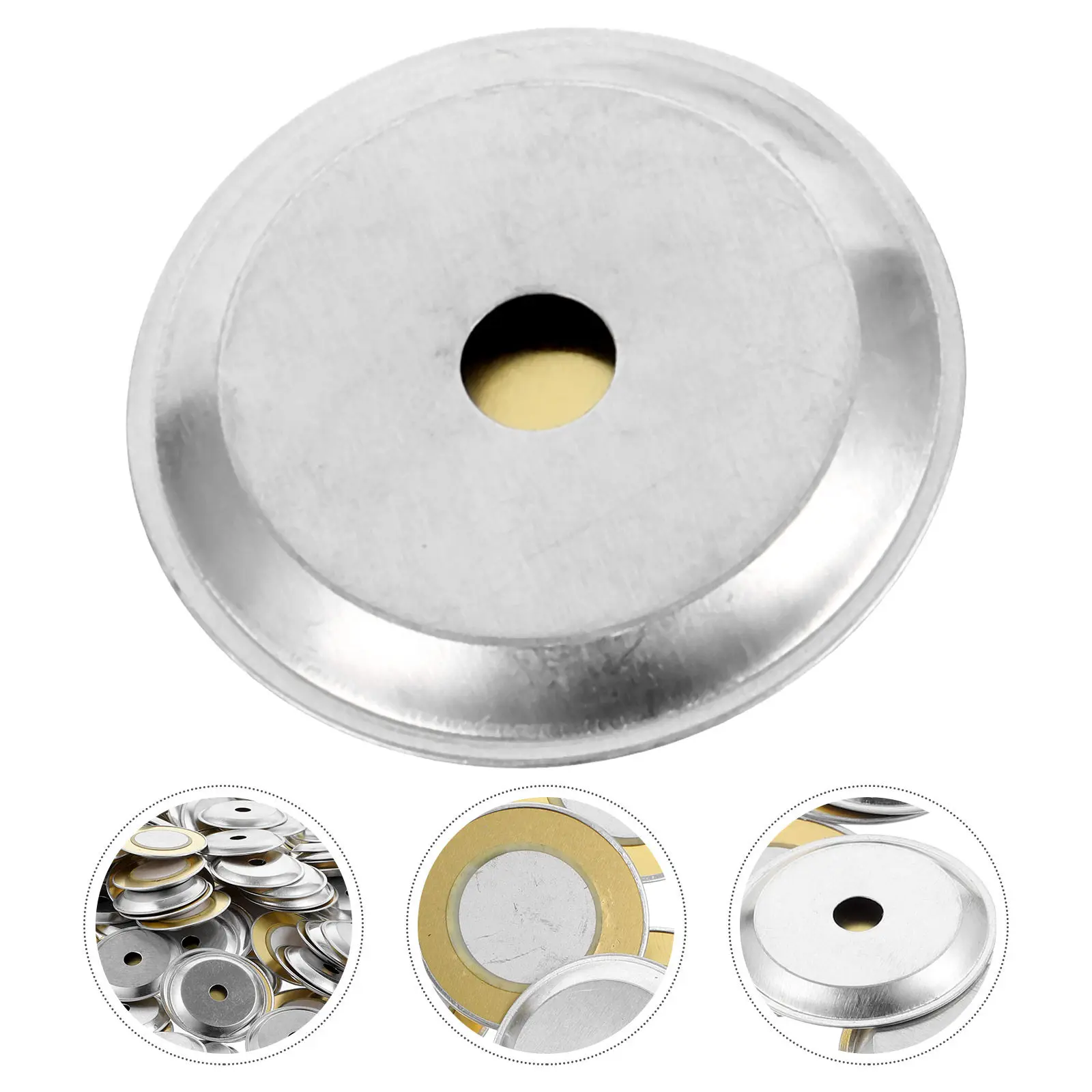 150Pcs Ceramic Piezoelectric Buzzer Copper Disc Trigger for Guitar Acoustic Pickup Transducer Accessories Copper Buzzer