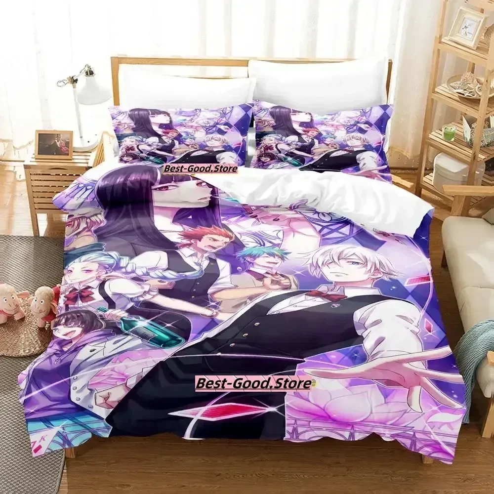 

New Death Parade Bedding Set Duvet Cover Sheet Printed Bed Set Pillowcase Bed Full Queen King Size Comforter Bedroom