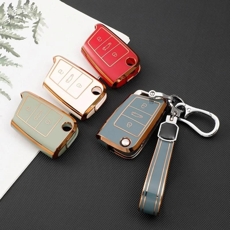 

A2BF Full Key Case Protector Cover TPU Car Key Case Protective Shell Soft for Vehicle Waterproof Cover