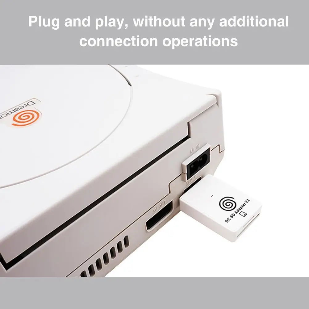 لقارئ بطاقات Sega Dreamcast SD محول بطاقة TF + CD مع محمل DreamShell