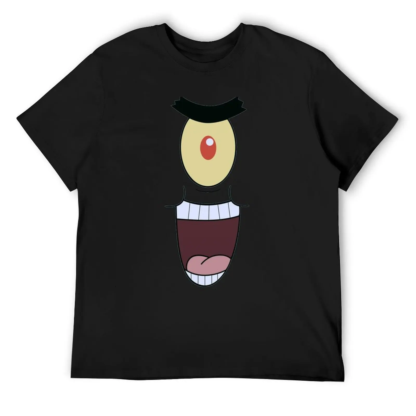 Plankton evil and funny laugh T-Shirt plus size tops graphic shirts shirts men