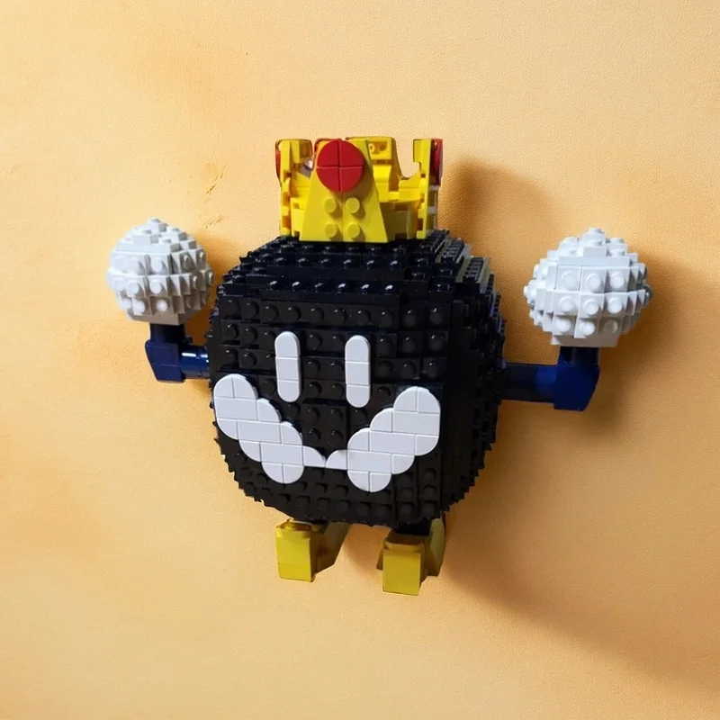 476PCS MOC Game Series Maring King Bob Omb Model DIY Creative Ideas Assembly Building Blocks Birthday Gift Display Building Set