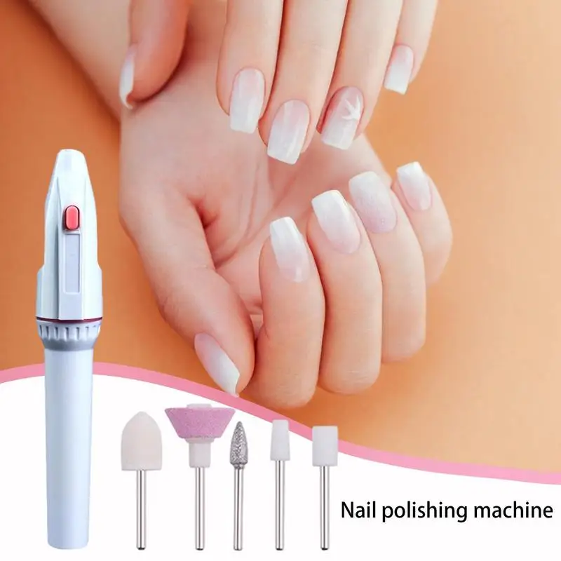 Nagelpolijstmachine Elektrische Draadloze Manicure Polijstgereedschap Draagbare Oplaadbare Pen Vorm Nagellak Remover Tools