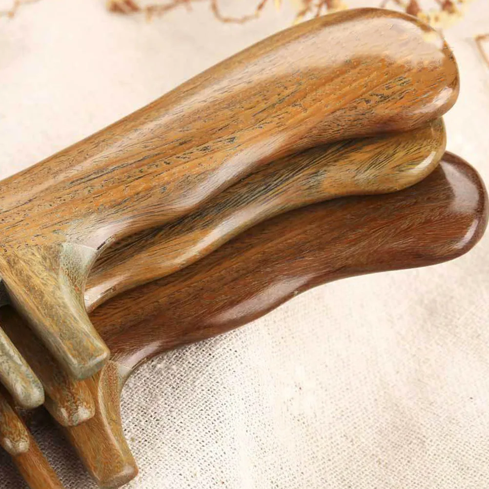1Pcs Sandalwood Comb Wide Dense Tooth Natural Wooden Massage Hair Detangler Relaxing Head Care Portable Spa Tool
