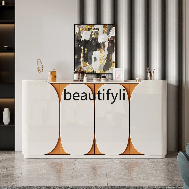 Minimalist light luxury door cabinet Simple entry foyer partition cabinet corridor shoe cabinet