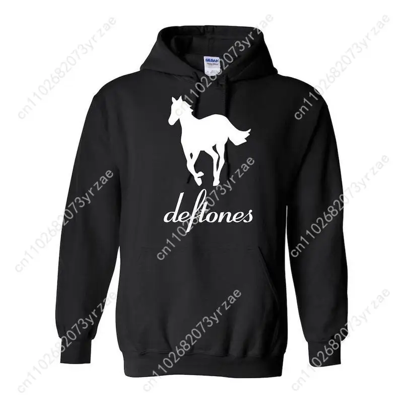 

Deftoness White Pony Retro Super Soft Sweatshirt Mens Womens Pullover Fashion Comfortable Hoodies Breathable Vintage Tops