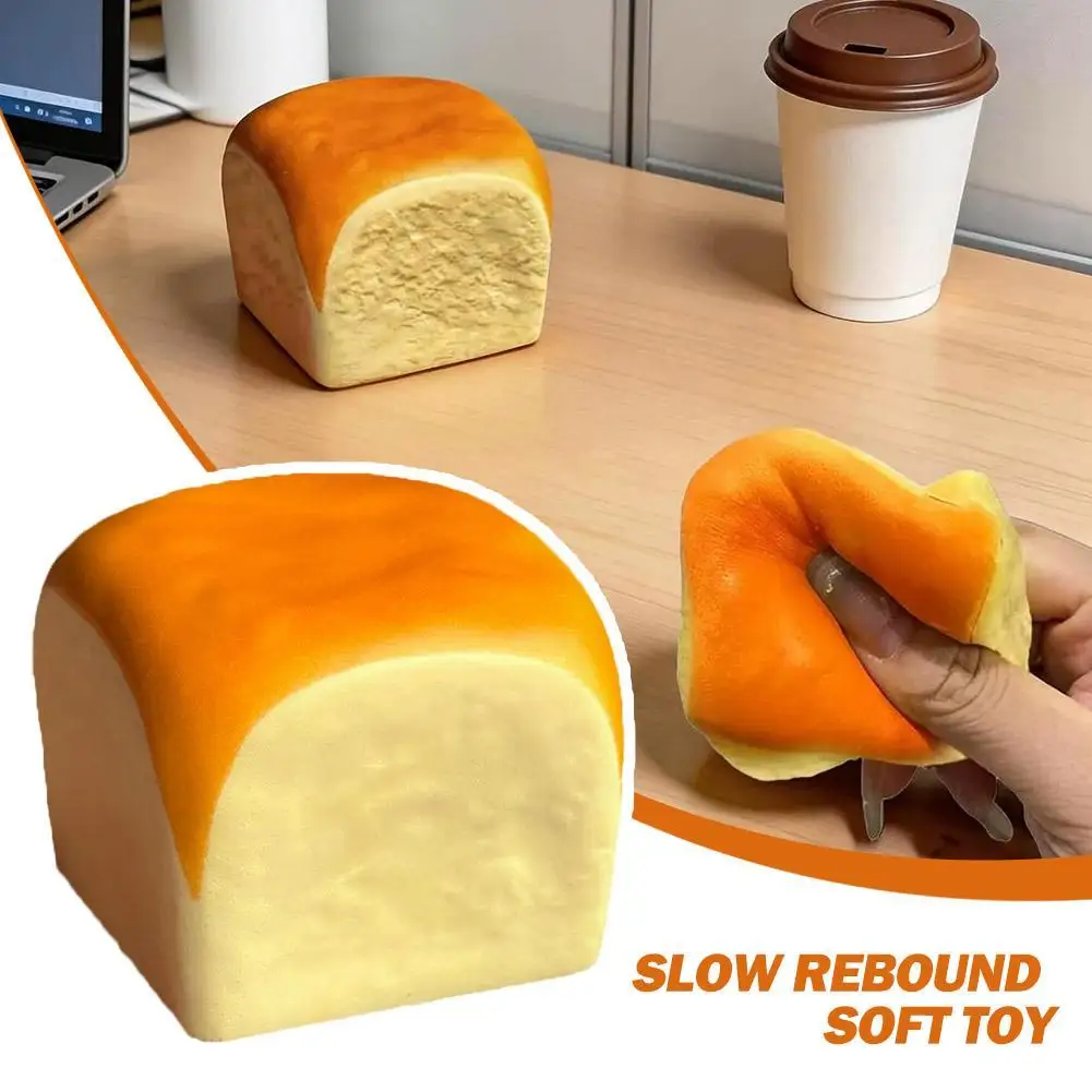 Simulation bread Squeeze Taba Squishy Toy Safety and health Food-grade silicone material Squeeze Toy Soft Relief Slow Toys