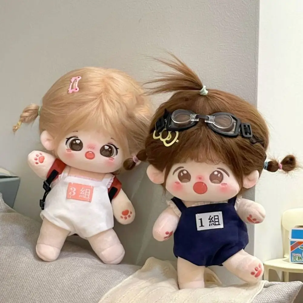 

Strap Pants 10/20cm Doll Swimsuit Cute Overall Cotton Doll Changing Dress Lovely Mini Cotton Doll Swimsuit Suit