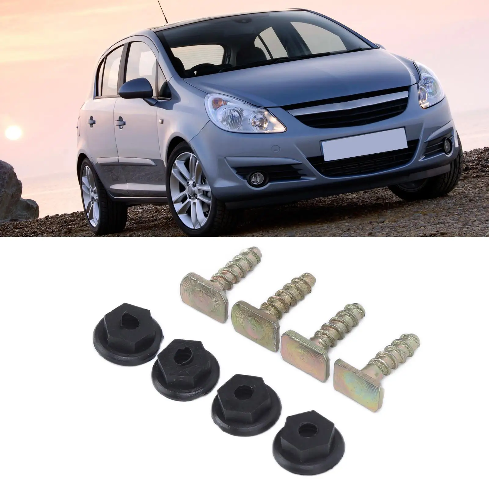 Reemplazo de Clip de arco de rueda de coche para Vauxhall Corsa 2000-2006, ajuste perfecto, Clips de embellecedor delantero