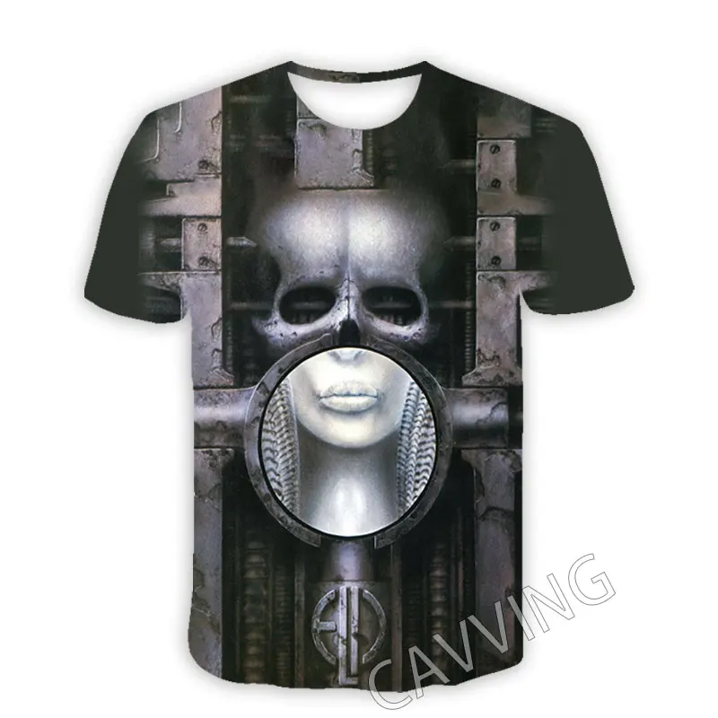 CAVVING 3D Printed Emerson Lake & Palmer Band Casual T-shirts Hip Hop T Shirts Harajuku Styles Tops Clothing for Men/women