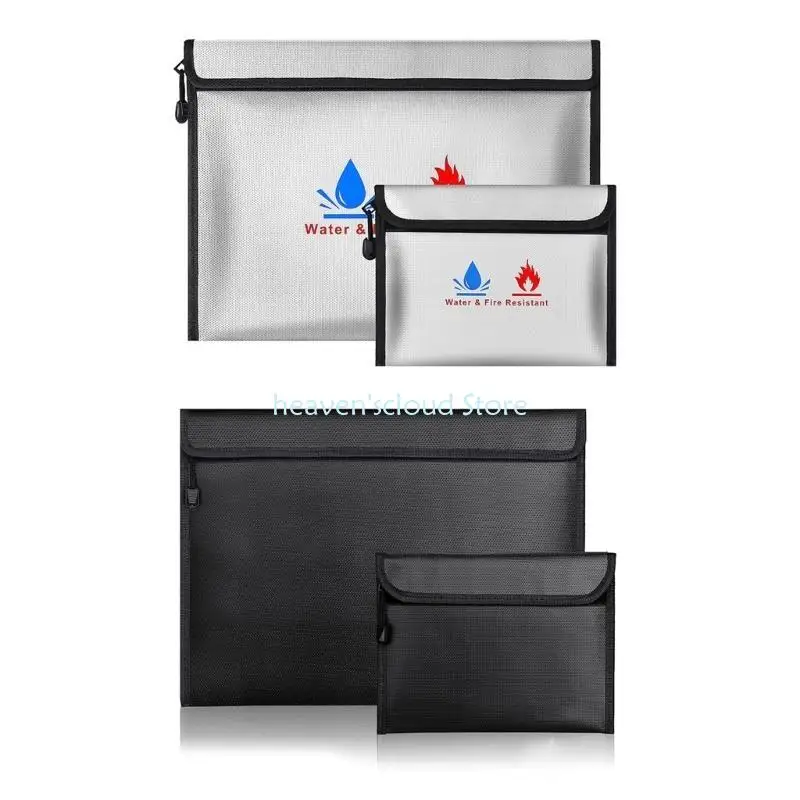 y88b biproof docum bag bag bagrack fireproof bag bage with zipper for travel