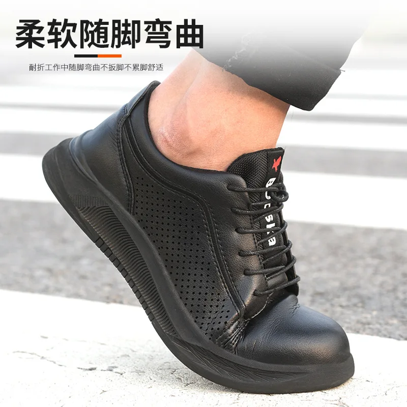 2023 Work safty Shoes for Men/ Women Breathable Sports Safety Shoes Work Boots Anti-Smashing men safety shoe work & safety shoes