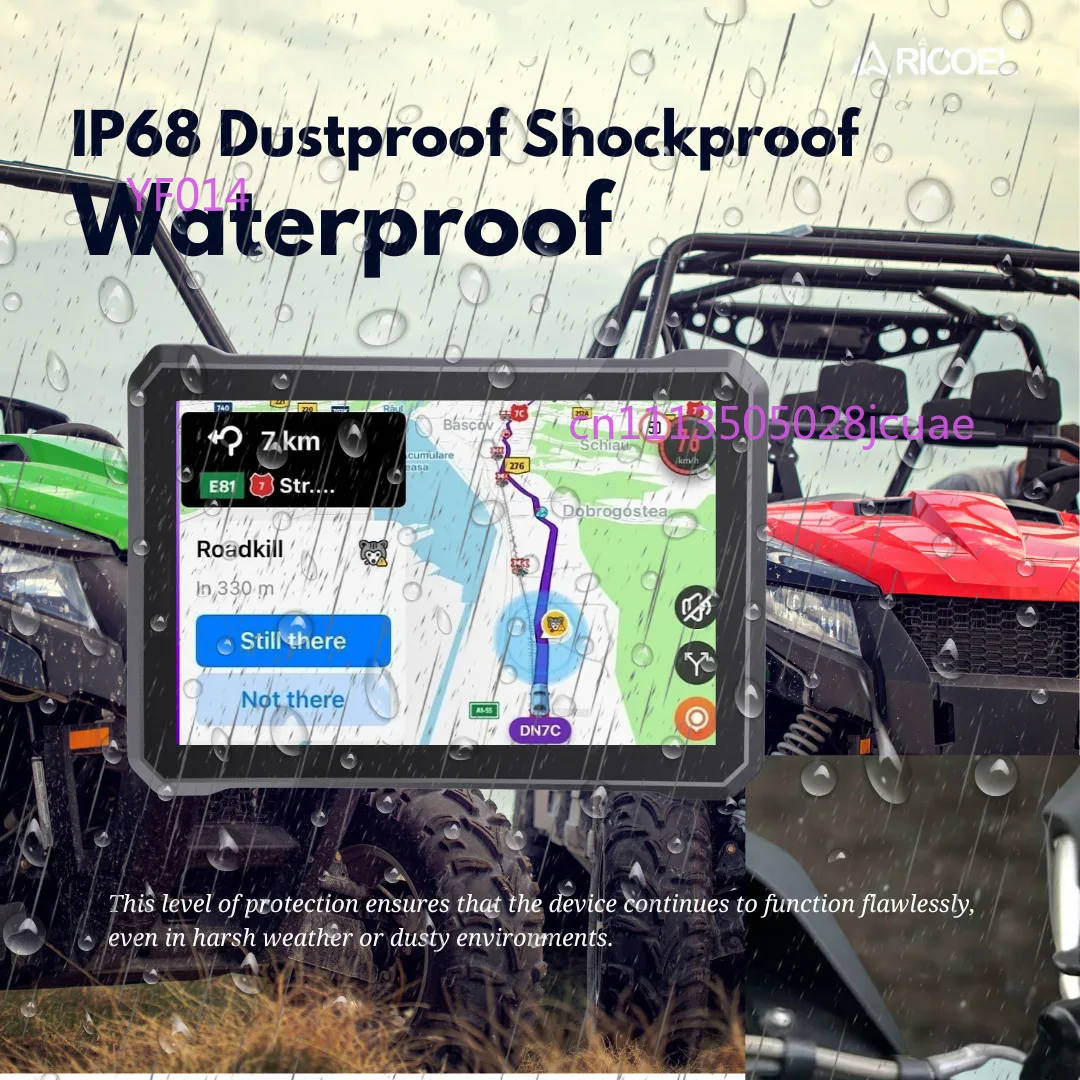 10 Inch 1000nits Rugged Industrial Tablet GPS GNSS CarPlay Support RS232 Off-road Vehicle Tablet