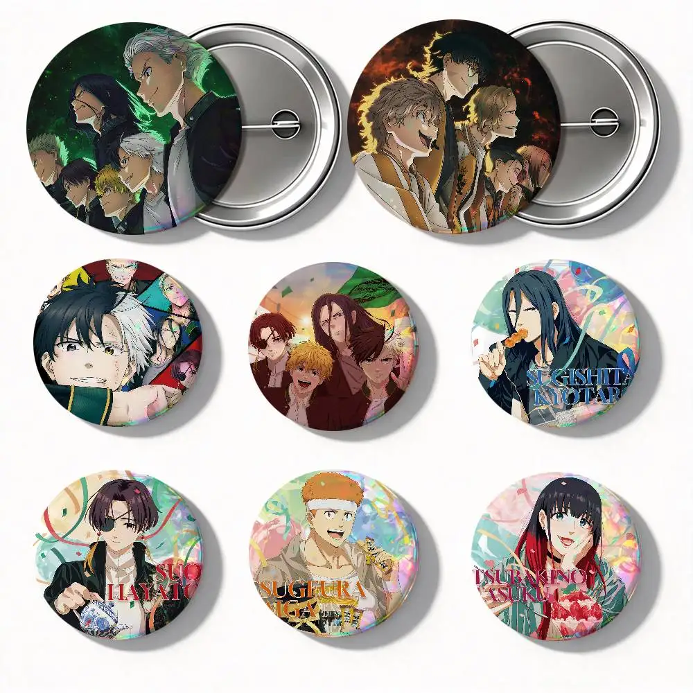 Anime Wind Breaker Round Badges Can Be Used To Decorate Clothes And Backpack Pins