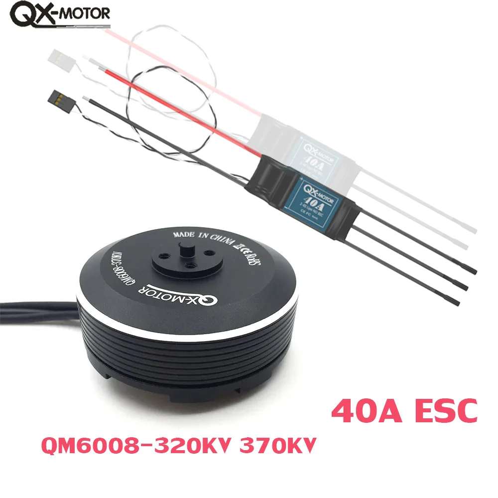 

QX-MOTOR 6S Brushless Motor QM6008 (5208) With 40A ESC for T960 T810 Multicopter Hexacopter Octacopter