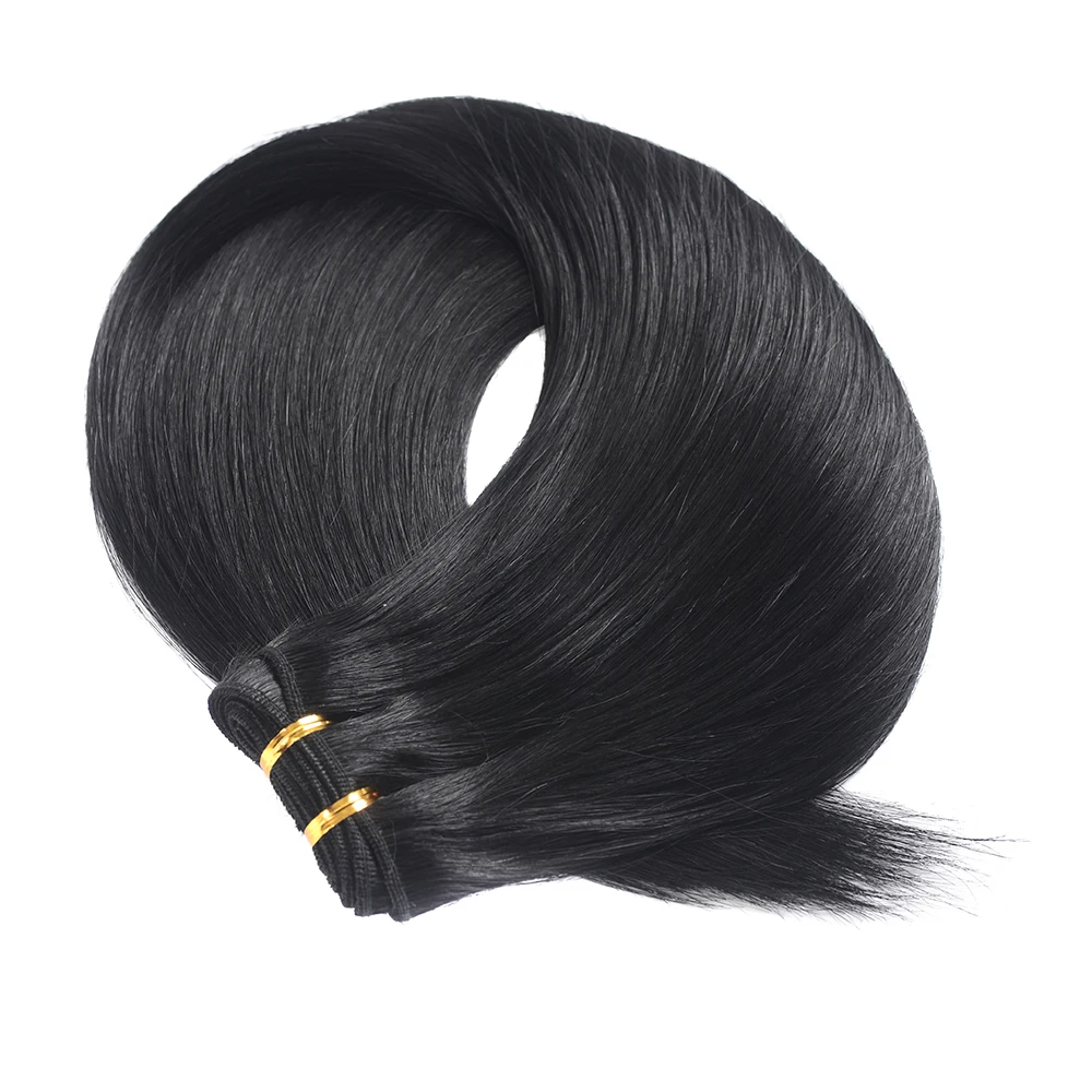 Veravicky capelli umani lisci tesse fasci capelli umani Remy brasiliani cucire nelle estensioni di trama 14 "-26" 100 g/set capelli naturali