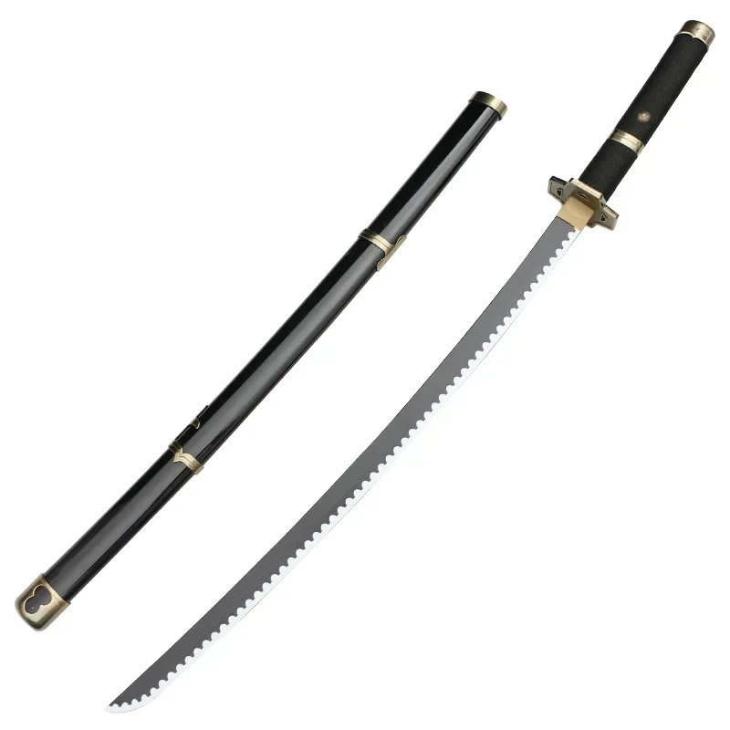 Cosplay Roronoa Zoro 41inch Anime Xue Zou Katana Bamboo Assembled Sword Role Playing Newest 104cm Weapon Model