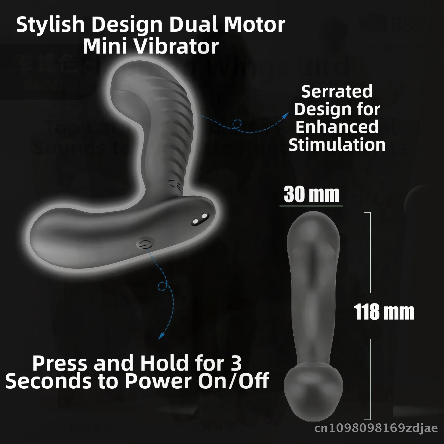 Tapón Anal de silicona con escala de dragón para hombres y mujeres, herramienta de masturbación de cancha trasera de plástico con carga por aplicación, juguete para adultos con