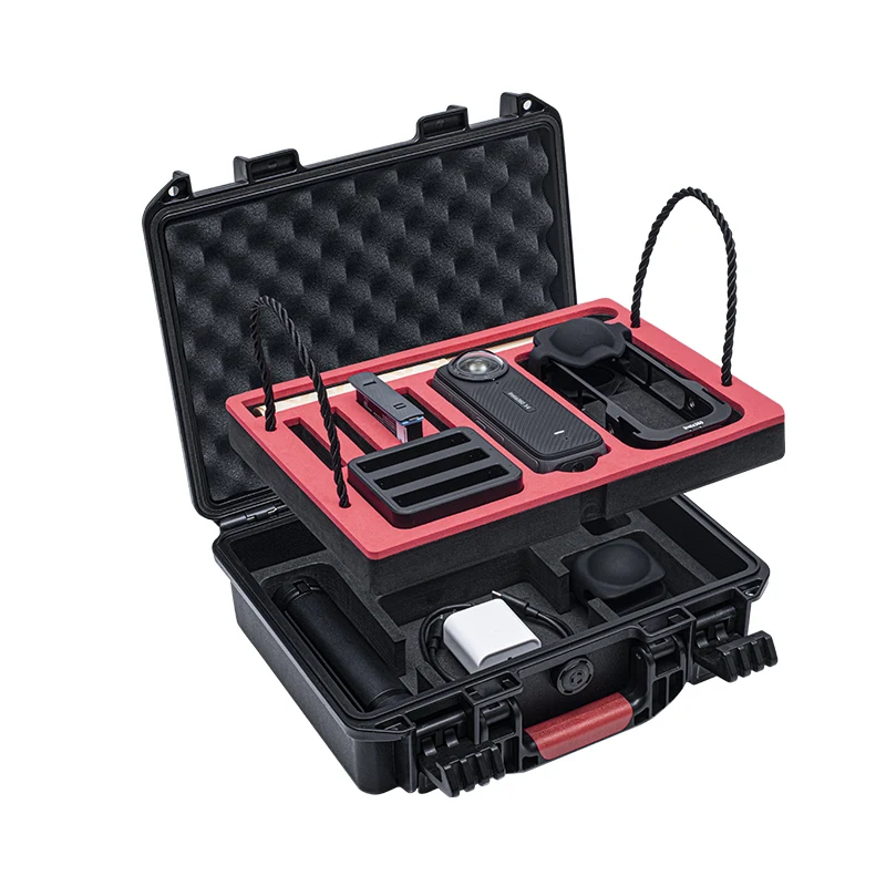 STARTRC Insta360 X4 Camera-accessoires 2-laags harde koffer draagtas Waterdichte draagbare reisdoos voor duikkofferversie