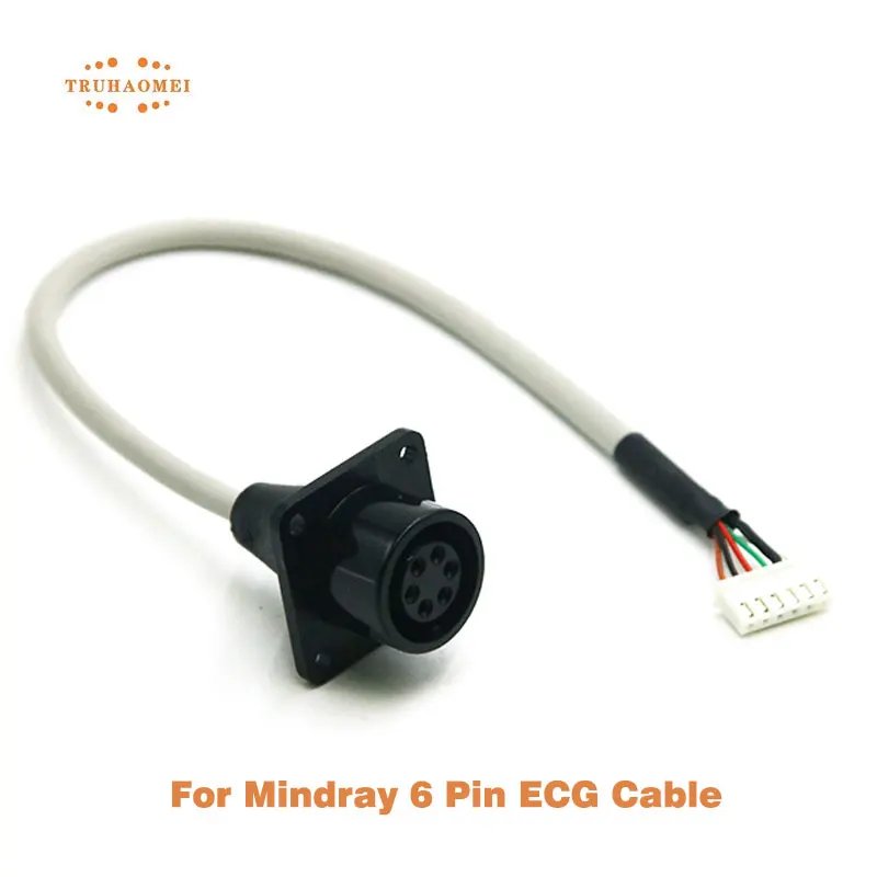 6 Pin Inner ECG Cable with Female Connector Socket for Mindray PM7000 PM8000 MEC1000 Series Medical Equipment Monitor