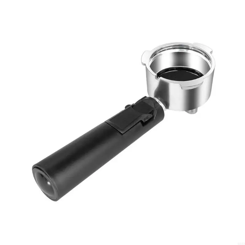 918D Efficient 51mm Espresso Machine Handle 3 Ear Coffee Filter Basket with Bottom