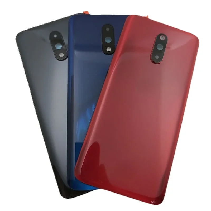 

Glass Back Case For OnePlus 7 Battery Cover Back Rear Door Housing Replacement With Camera Frame Lens