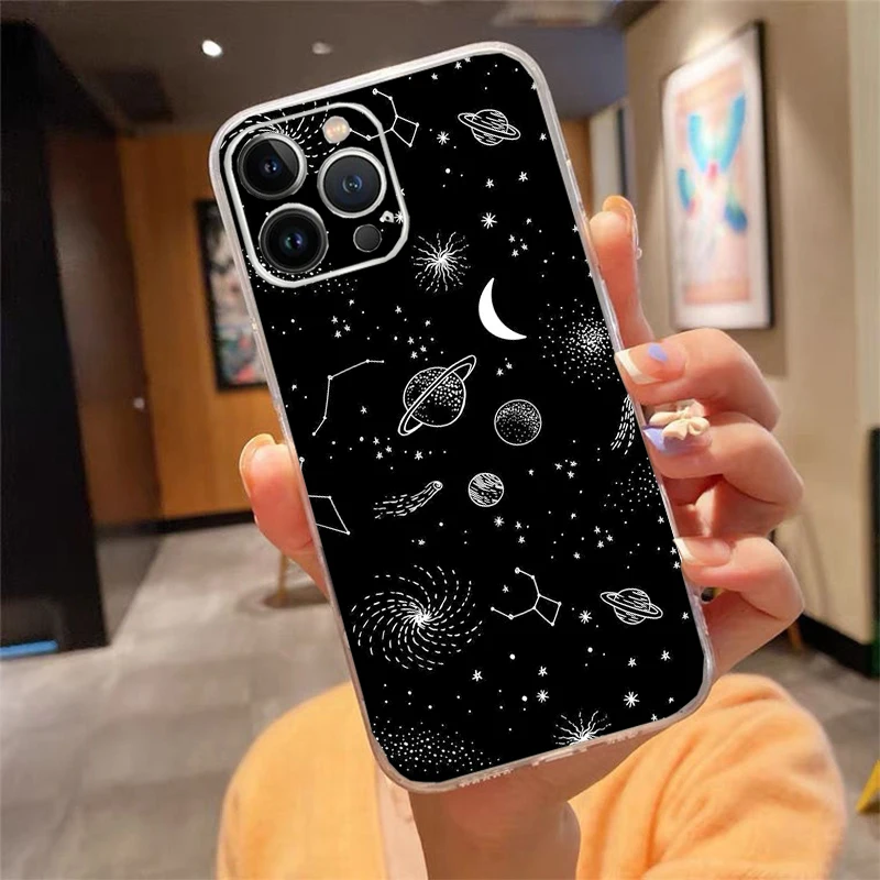 

Phone Case For iphone 17 Pro Max 17 Air 16 15 14 13 Pro Max 15 16 Pro 15Plus Stars Space Astronaut