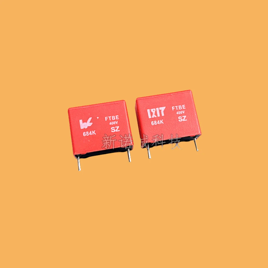 

10PCS/ FTBE 400V 684 0.68UF 400V 680NF correction safety gauge film capacitor foot distance 15mm