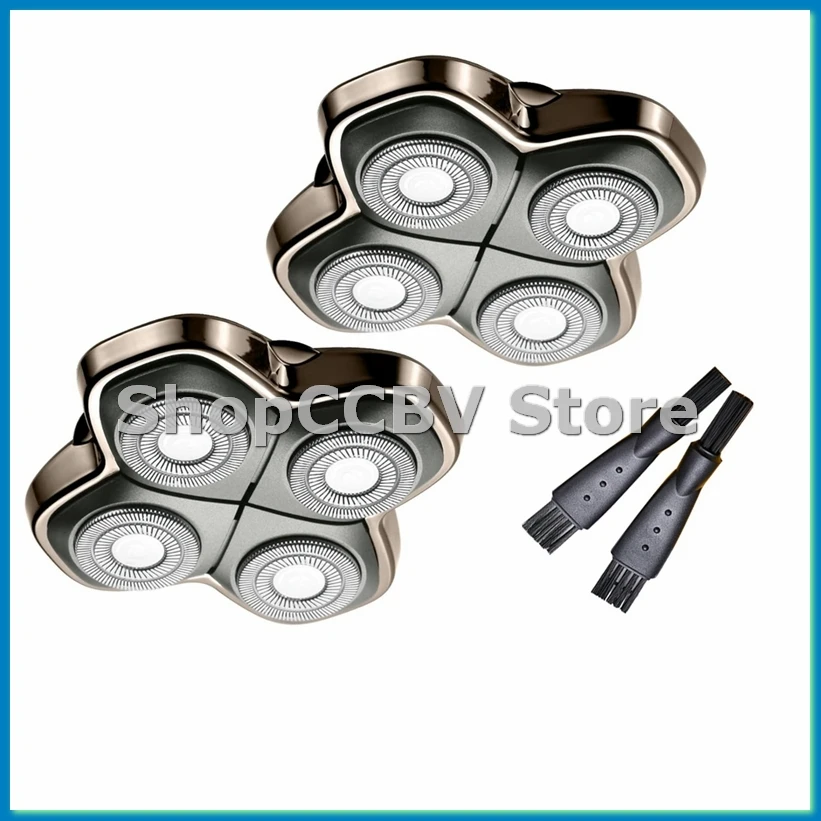 2Pack Professional Replacement Head for Skulls Pitbulls Shaver Gold PRO, Silver PRO,-A57M