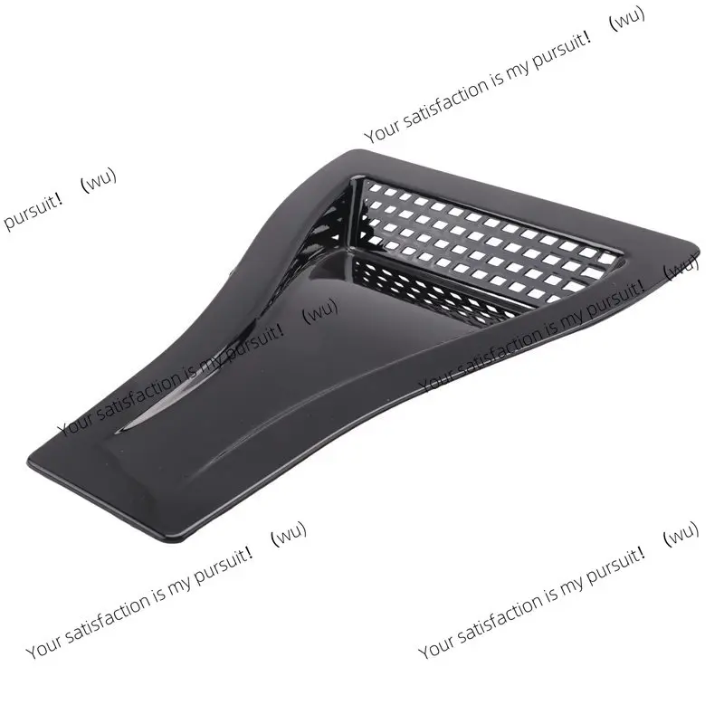for  Engine Hood Vent Louvers Air Scoop Bonnet Vent Air Intake Cover Glossy Black Car Parts Car Front Vent