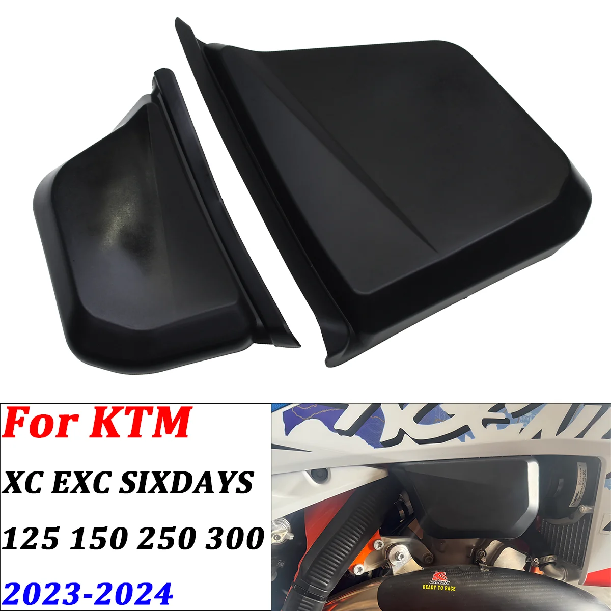 

2024 Motorcycles Parts Oil Tank Left and Right Protective Cover Shell for KTM XC125 250 300 EXC150 250 350 SIX DAYS Dirt Bike