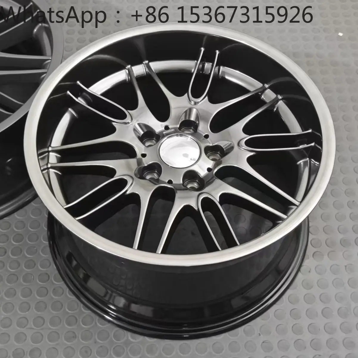 

18 Inch 5x120 Ultra Black Cast Alloy Wheel Rims Universal Passenger Car Aftermarket Modified Wheels