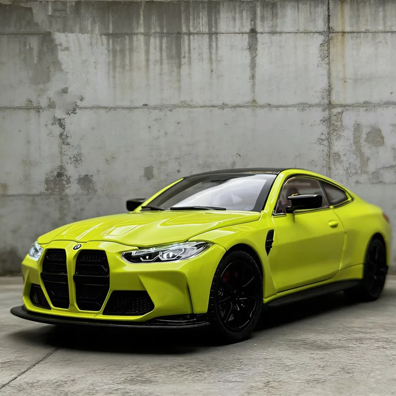 

1:24 M4 G82 Coupe Alloy Sports Car Model Diecast Metal Racing Car Vehicles Model Simulation Sound Light Collection kids Toy Gift