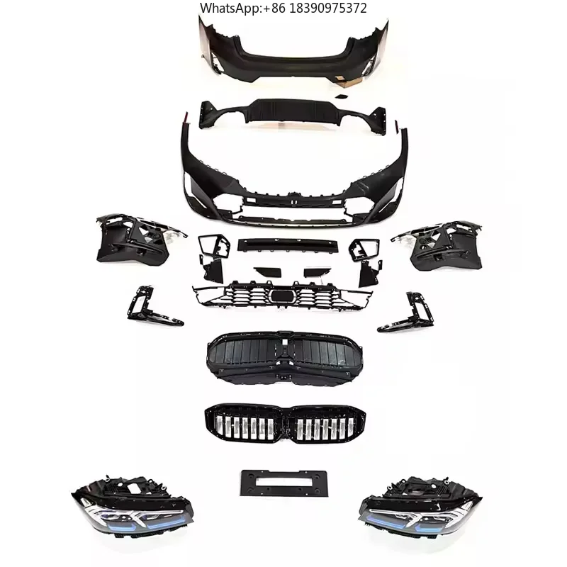 For 3 Series G20 Upgrade Lci 2023y Style Car Bumpers 2023 Style Body Parts Facelift G20 Old to New Body Kit