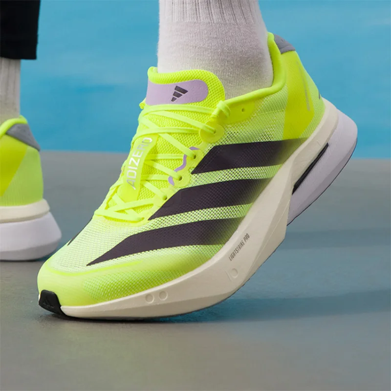 Adidas  Adizero Lightweight Marathon Running Shoes Breathable Mesh Cushion Racing Athletic Sneakers JP9251