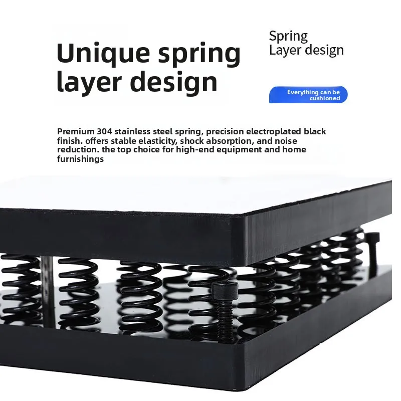 KTVbar sound insulation shock absorber pad spring shock-proof base subwoofer anti-resonance ground shock absorber universal type
