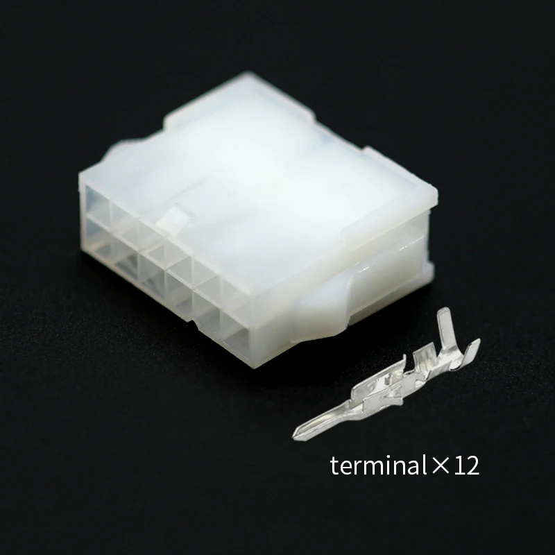 5559-12P Molse type air socket plug, plastic shell connector, automotive connector, 12-hole male