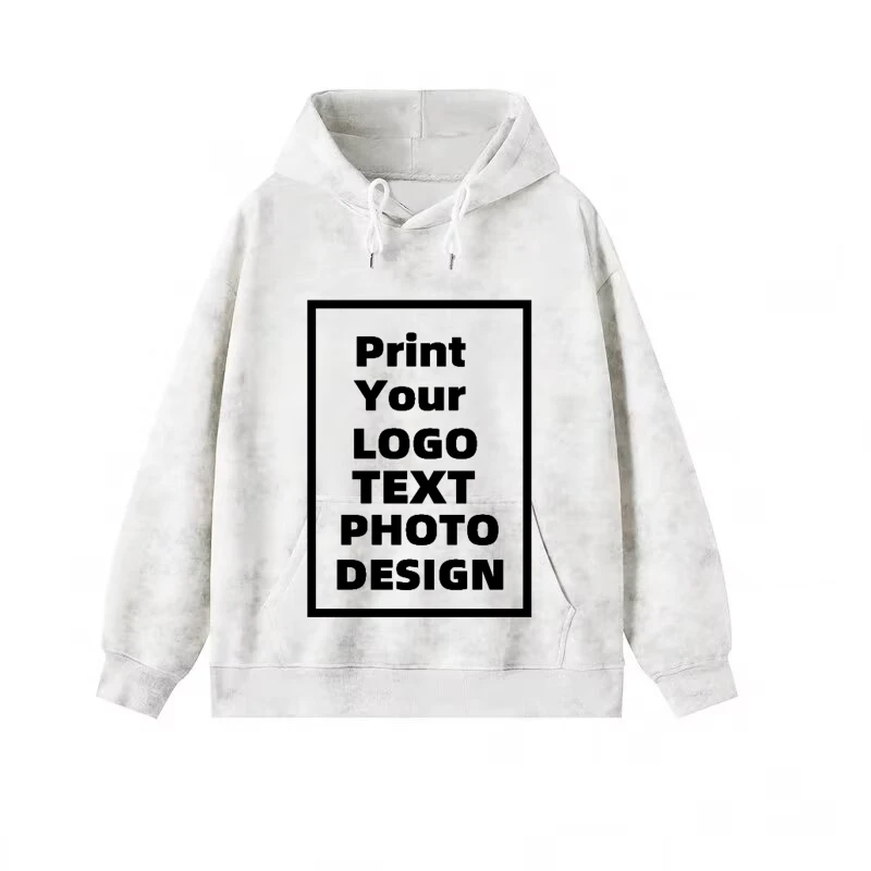 Personalisiertes Logo, personalisierte Hoodies, Komfort-Sweatshirt, Student, lässig, individueller Druck, Text, DIY-Hoodie, modische Kapuzenkleidung für Damen