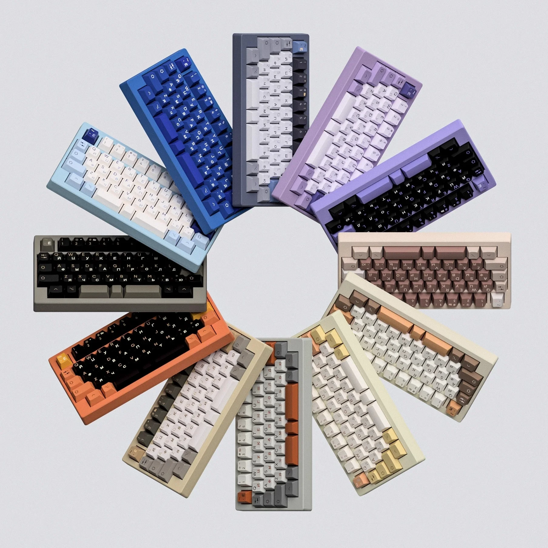 Raven50 Mechanical Keyboard Kit 3Mode Bluetooth Wireless Keyboard Gasket Custom Single Key Slotting Keyboard Kit Accessories