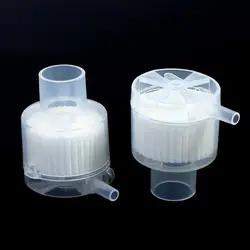 1Pcs Trach Vent Disposable Breathing Filter Durable L Type Steriled HME Filter Lightweight Tracheostomy Heat Moisture Exchangers