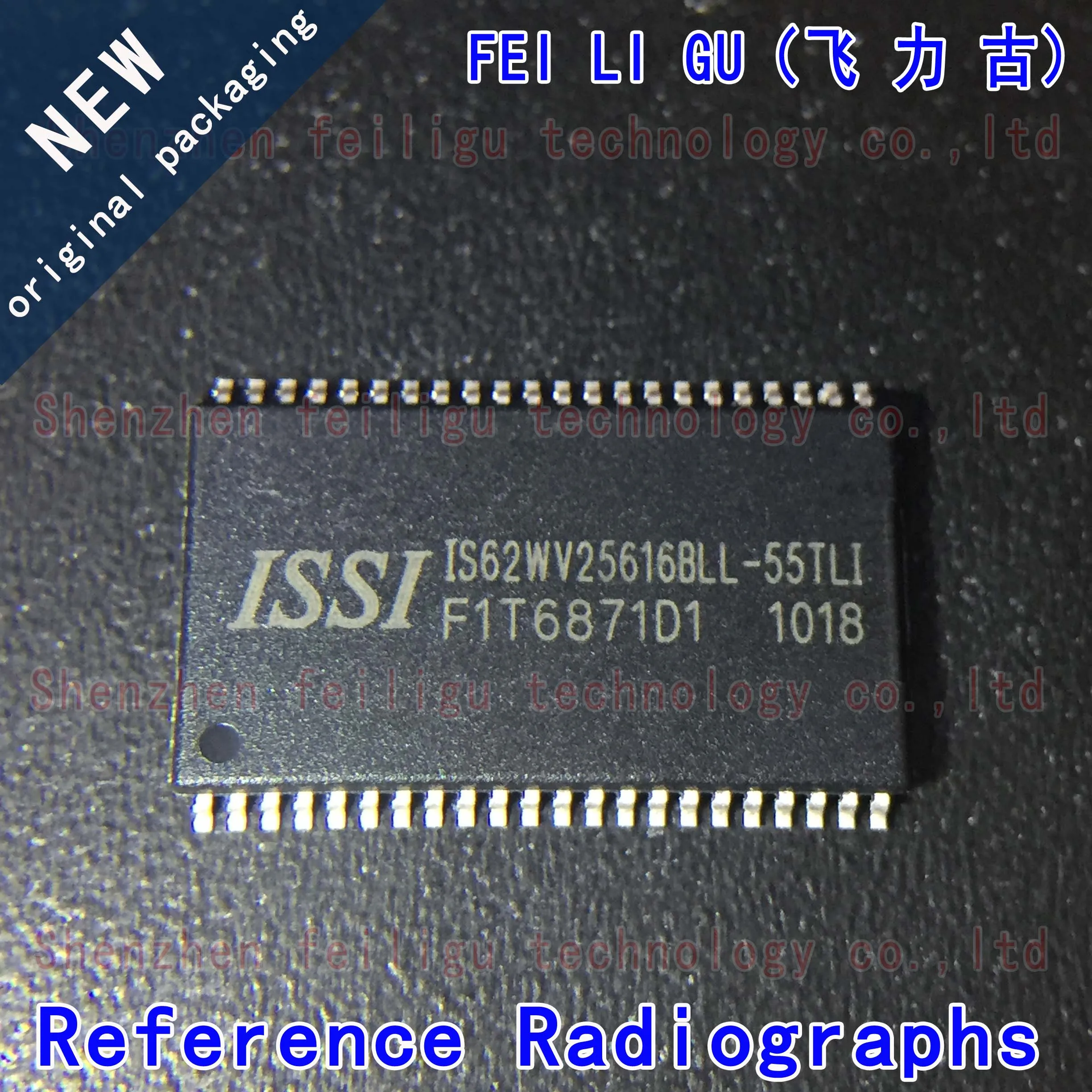 1~30PCS 100% New original IS62WV25616BLL-55TLI IS62WV25616BLL Package:TSOP44 SRAM Asynchronous 4Mb Memory Chip