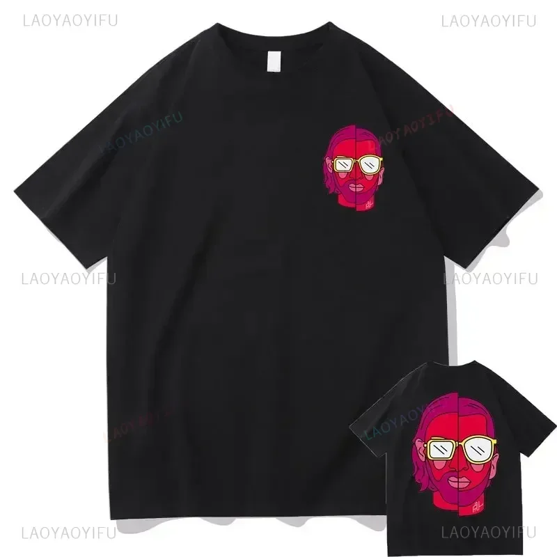 Camiseta con estampado de Le Monde Chico, camiseta gráfica de Rap francés PNL, camisetas de hip-hop para hombres/mujeres, camisetas Harajuku de marca, ropa de calle para hombres