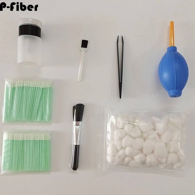 

cleaning tool kit for optical fiber fusion splicer dust free wiping for instruments paper cotton swab maintenance dust removal