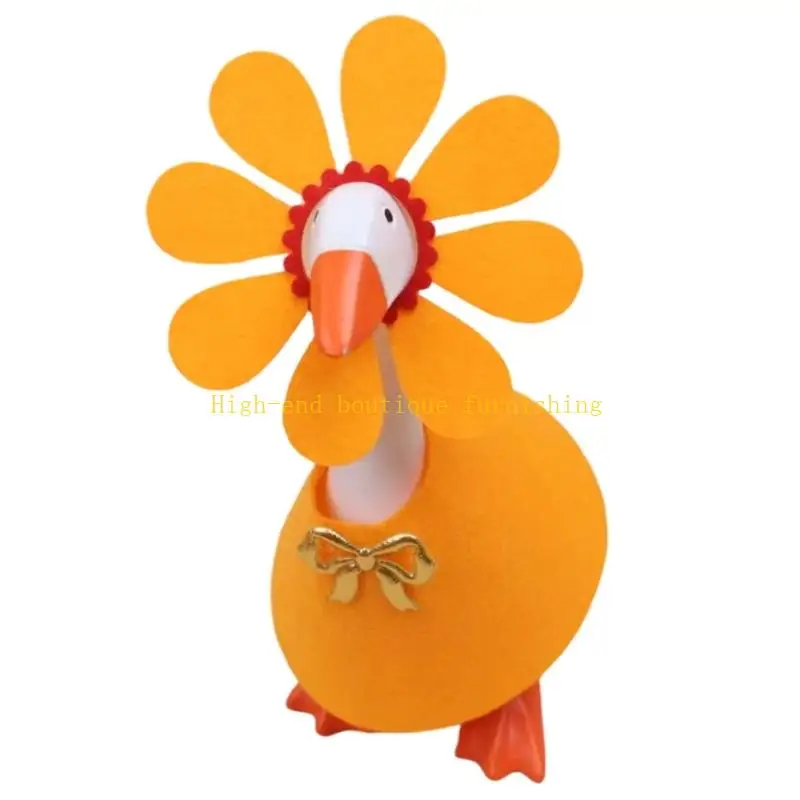 L9NB Tabletop Geese Figure Outfit Set, Felt Handmade Look Costume Accessory for 7 Inch Desk Figure and Shelf Display