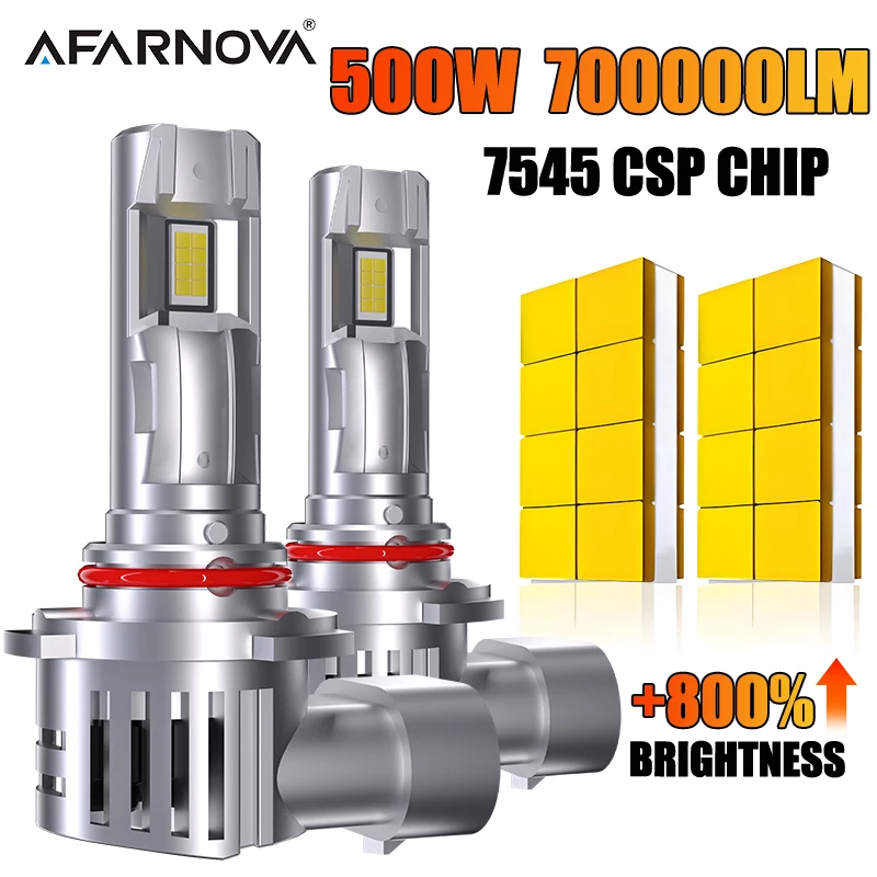

500 Вт Высокая мощность H7 H4 Светодиодная лампа H11 Фара 6500K 700000LM Turbo Hb3 Hb4 H1 9005 9006 881 880 H27 5202 9007 H3 Светодиодная противотуманная фара