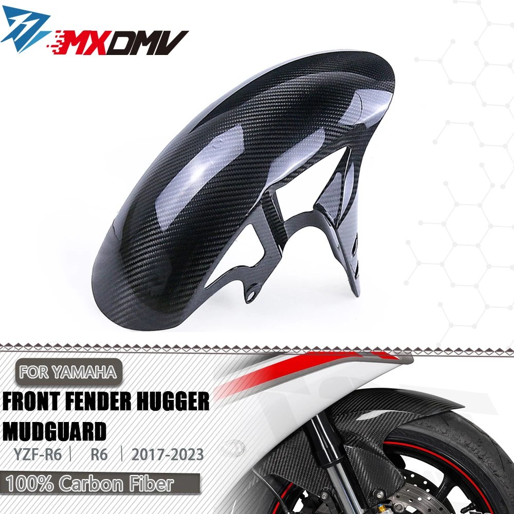 For YAMAHA YZF-R6 2017-2022 100% Carbon Fiber Motorcycle Accessories Race Belly Pan Undertray Fairing Cover (PAIR) PAN