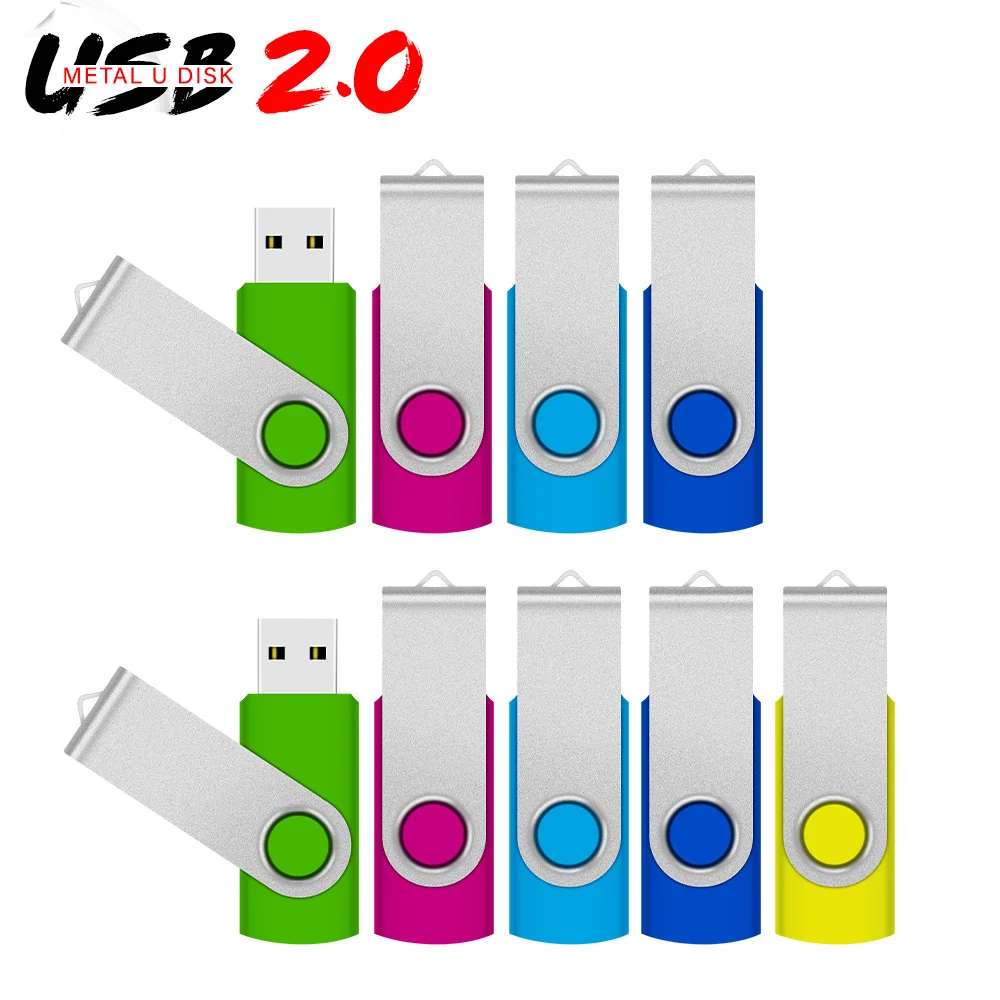 Unidad flash USB de 128 MB de pequeña capacidad, venta al por mayor, Memory Stick amarillo, memoria roja, Pen Drive azul de 128 MB, memoria USB negra