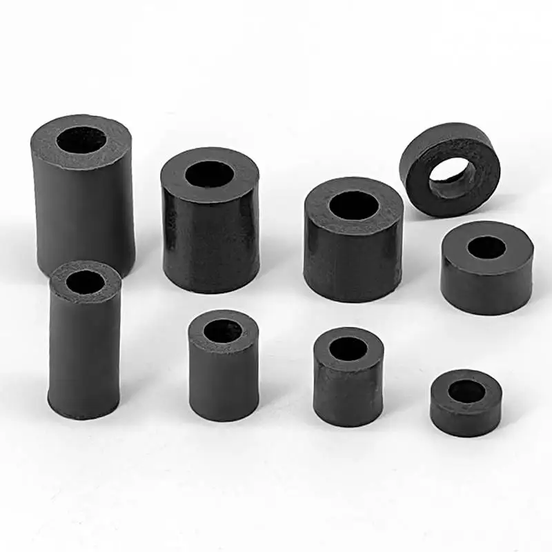 Insulation Nylon Non Threaded Standoff Washer Black Hollow Round Gasket Monitor Screen Mount Frame Equipment Assembly Spacer Pad