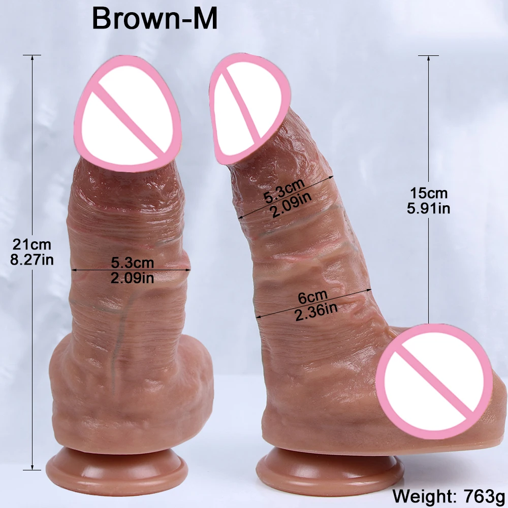 Real Man Penis Huge Dildo Soft Silicone Adult Dick Strapon Suction Cup Anal Sex Toys For Women G-spot Masturbation Big Cock